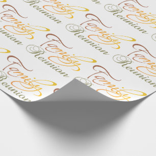 Papier Cadeau Réunion familiale