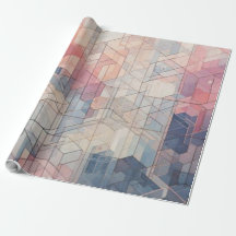 Rêve Géométrique Pastel – Motif Abstrait Moderne
