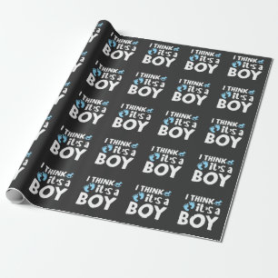Papier Cadeau Révélation de genre - Enfant de la fête des Bab