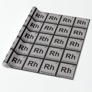 Papier Cadeau Rh - Rhadamanthus Grec Chimie Tableau Périodique