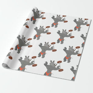 Papier Cadeau Rhino haltérophilie