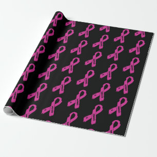 Papier Cadeau Ribbon déchiré/Guerrier...Cancer du sein