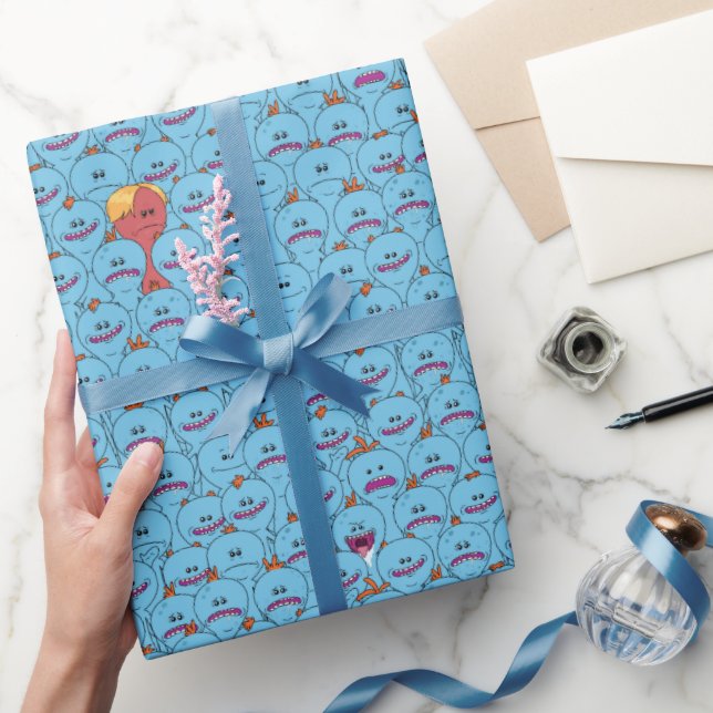 Papier Cadeau RICK ET MORTY™ | Kirkland M. Meeseeks (Cadeaux)