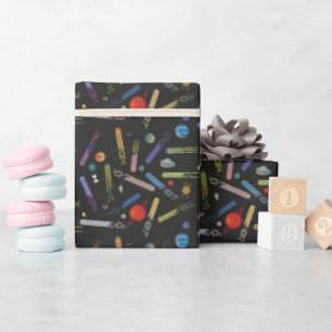Papier Cadeau RICK ET MORTY™   Motif de la comète spatiale