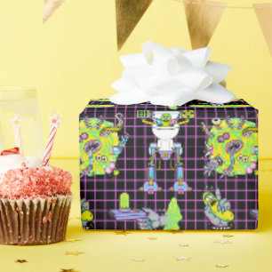 Papier Cadeau RICK ET MORTY™   Motif du portail de prélèvement
