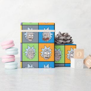Papier Cadeau RICK ET MORTY™ Rick's Moods