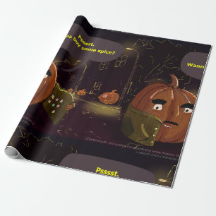 Papier Cadeau Rick London Drôle "Épice de citrouille du marché n
