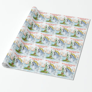 Papier Cadeau Rick London Drôle Trump Requin
