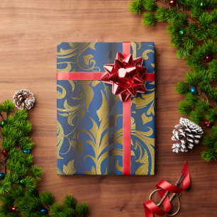 Papier Cadeau Rideaux dorés 1