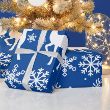 Rindeuses de neige bleu marine Cadeaux de Noël