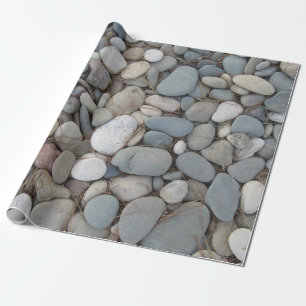 Papier Cadeau River Stones Automne Motifs