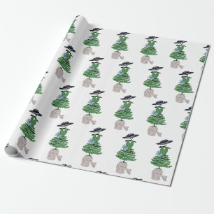 Papier Cadeau Robe Mode Topiary Ginger jarres