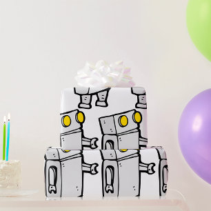 Papier Cadeau Robot de base