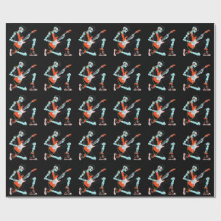 Papier Cadeau Robot guitariste