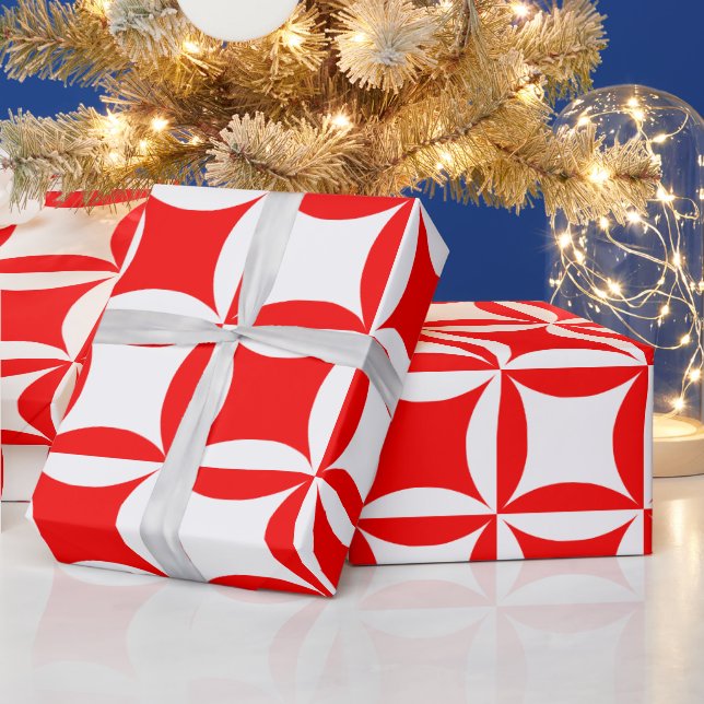 Papier Cadeau Roboter Peter pour payer Paul Motif rouge (Vacances)