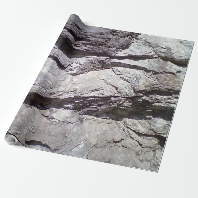 Papier Cadeau Roche et pierre (Déroulé)