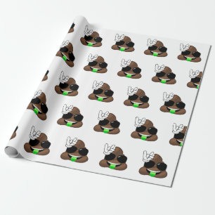 Papier Cadeau Roche sur la dunette d'Emoji