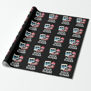 Papier Cadeau Rock Sugar Funny Food Pun Dark BG