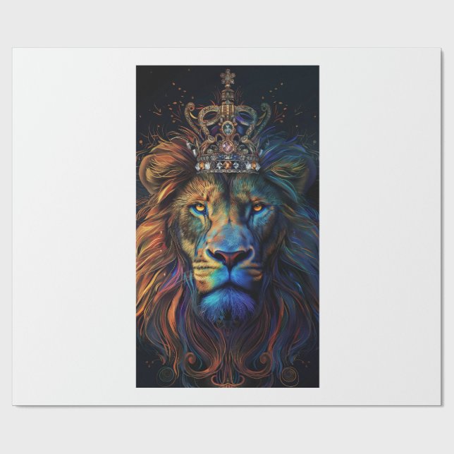 Papier Cadeau Roi de la Jungle1 Troisième édition (Plat)