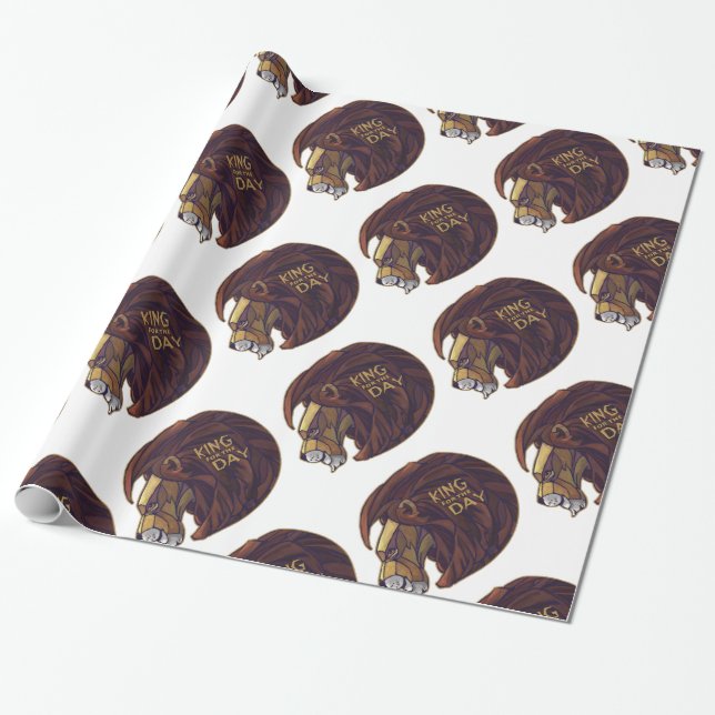 Papier Cadeau Roi pour le jour (Déroulé)