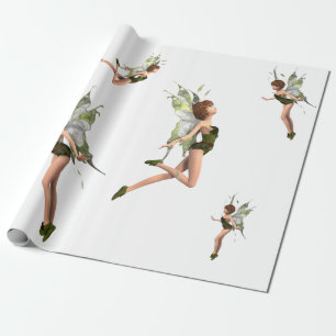 Papier Cadeau rôle de cadeau avec des fées