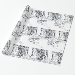 PAPIER CADEAU ROMANCE DE LA JOURNÉE DE VALENTINE, AMOUREUX ROMAN