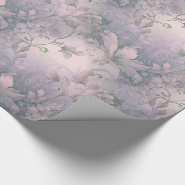 Papier Cadeau Romantique Floral Toutes les occasions (Coin)