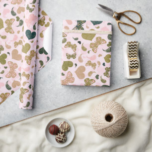 Papier Cadeau Romantiquement Fantaisiste
