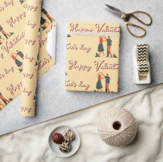 Papier Cadeau Rose 