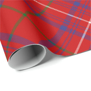 Papier Cadeau Rose de clan Tartan