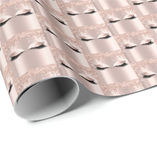 Papier Cadeau Rose  étincelle mariée douce 16e Parties scintilla