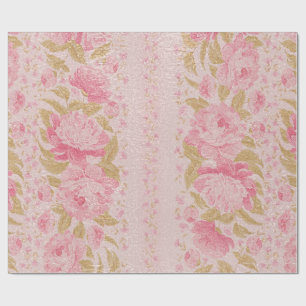 Papier Cadeau Rose Gold Blush Chic Metallo Parties scintillant r