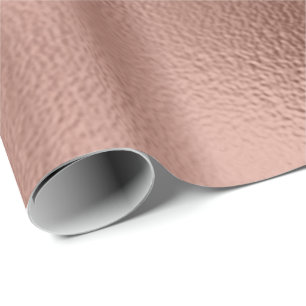 Papier Cadeau Rose Gold Delicic Métallique Minimalisme de verre 