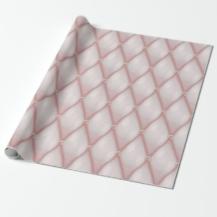 Papier Cadeau Rose Gold et Blush Sequins Diamant