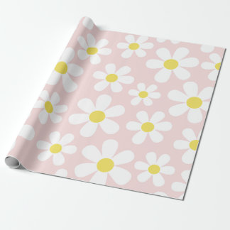 Papier Cadeau Rose marron