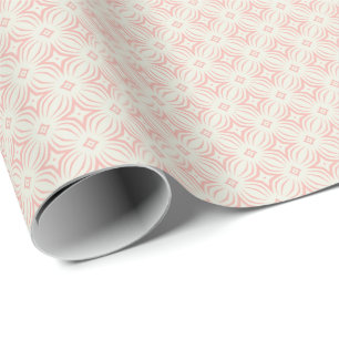 Papier Cadeau Rose pâle et crème Infiniti Star