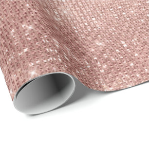 Papier Cadeau Rose Pastel Spark Bridal Blush Elegant Birthal