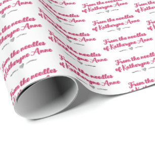 Papier Cadeau Rosée de framboise à partir des aiguilles du papie