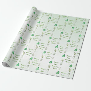 Papier Cadeau Rosemaire de parsley et conception de thym