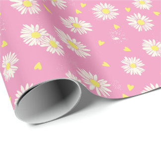 Papier Cadeau Roses d'oies