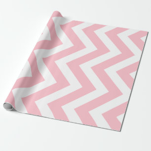 Papier Cadeau Roses et blancs Grandes Dimensions Verticales Chev