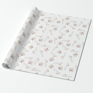 Papier Cadeau Roses Mariages musulmans et papier d'enveloppement