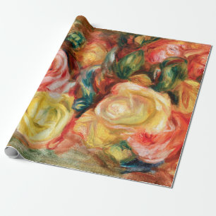 Papier Cadeau Roses par Pierre Auguste RenoirPapier à envel