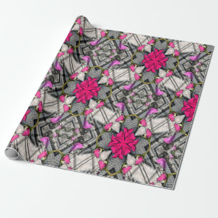 Papier Cadeau Roses roses pour vous....