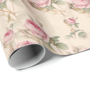 Papier cadeau Roses Roses roses Floral
