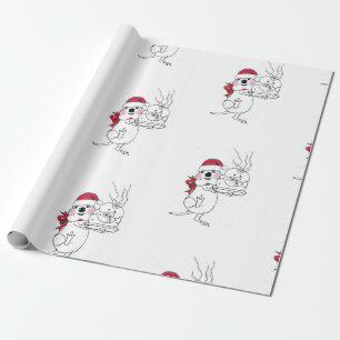PAPIER CADEAU ROTTO ROXIE'S CHRISTMAS WRAPPING PAPIER