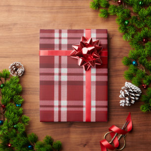 Papier Cadeau Rouge blanc