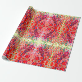 Papier Cadeau Rouge de fête