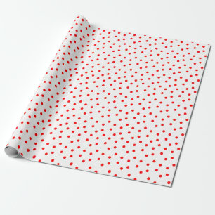 Papier Cadeau Rouge Et Blanc