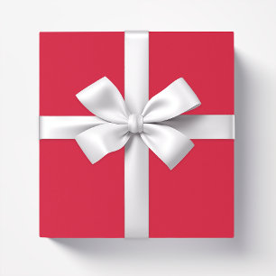 Papier Cadeau Rouge fraise uni de couleur solide